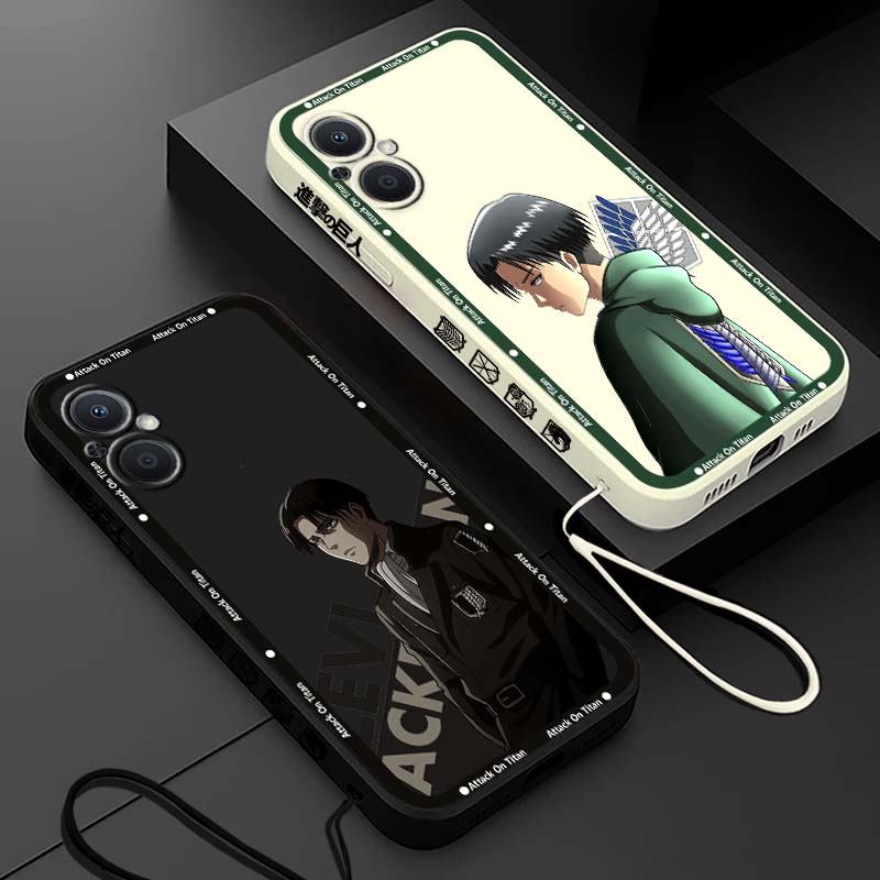 Oppo A78 - Funda de lujo Attack On Titan