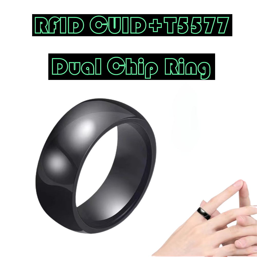 Smart Ring Nfc Pay - RFID Smart Dual Chip clon Key