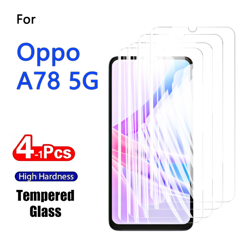 Oppo A78 - 1-4 Uds protectores de pantalla para