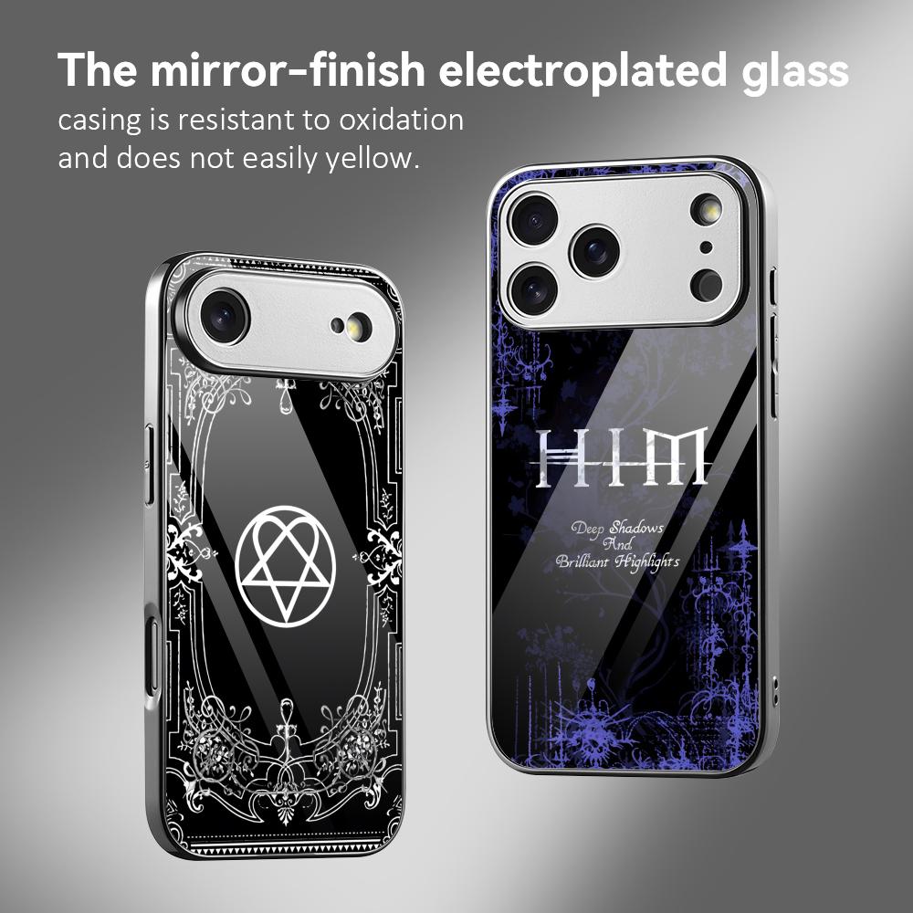 Apple Iphone 15 Pro Max - Funda para Teléfono ROCK Band H-HIM