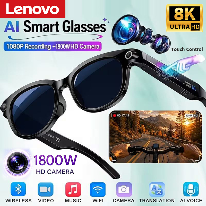 Smart Glasses Lens - Gafas Inteligentes Lenovo 8K 1800W con