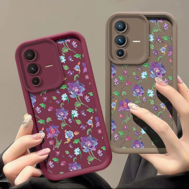 Vivo V40 - Funda de teléfono suave mate para
