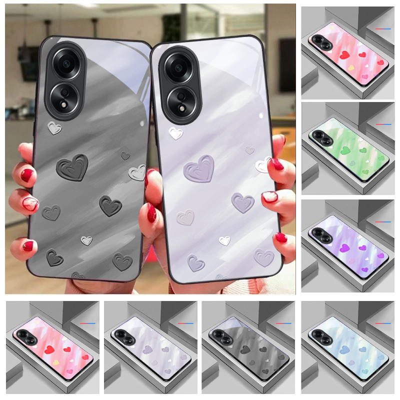 Funda de cristal minimalista y - Oppo A78 reseña y precio