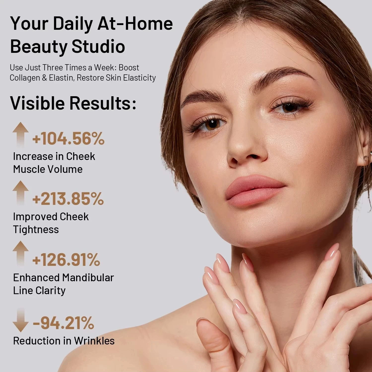 Masajeador facial RF, terapia  - Galvanic Skin Sensor reseña y precio
