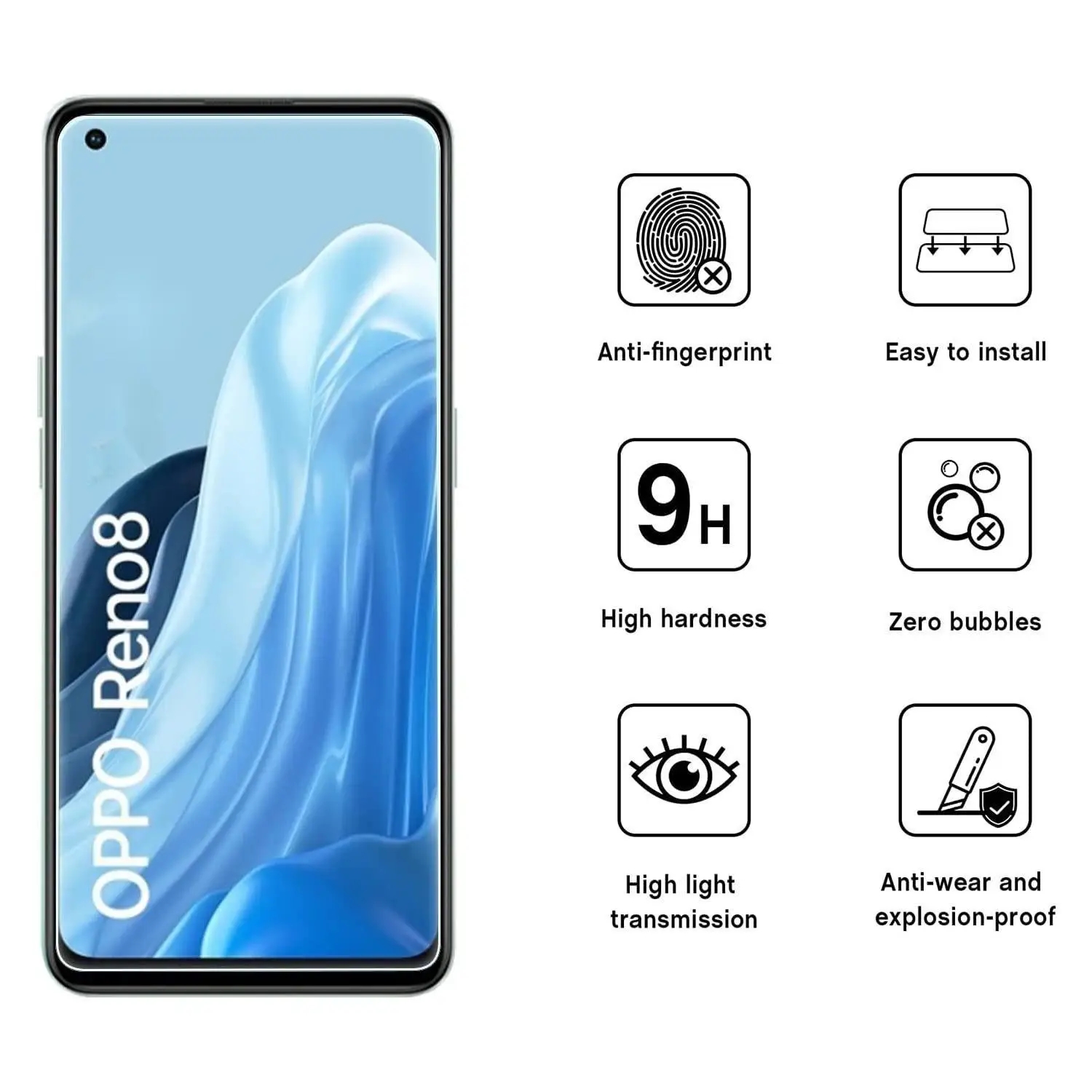 3 uds vidrio templado para OPP - Oppo A78 reseña y precio