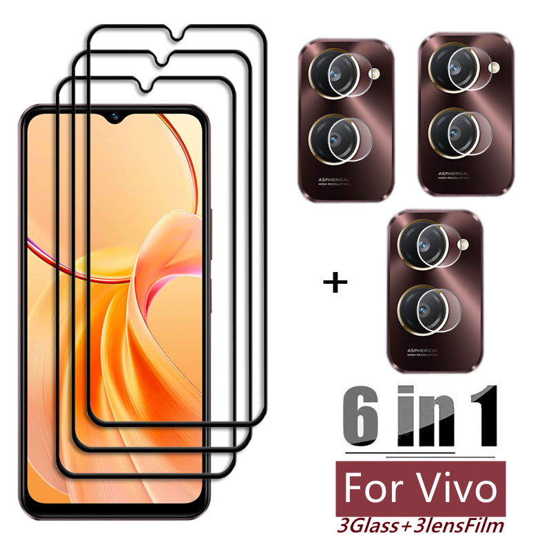 Vidrio 6 en 1 para Vivo Y28s,  - Vivo Y28 reseña y precio