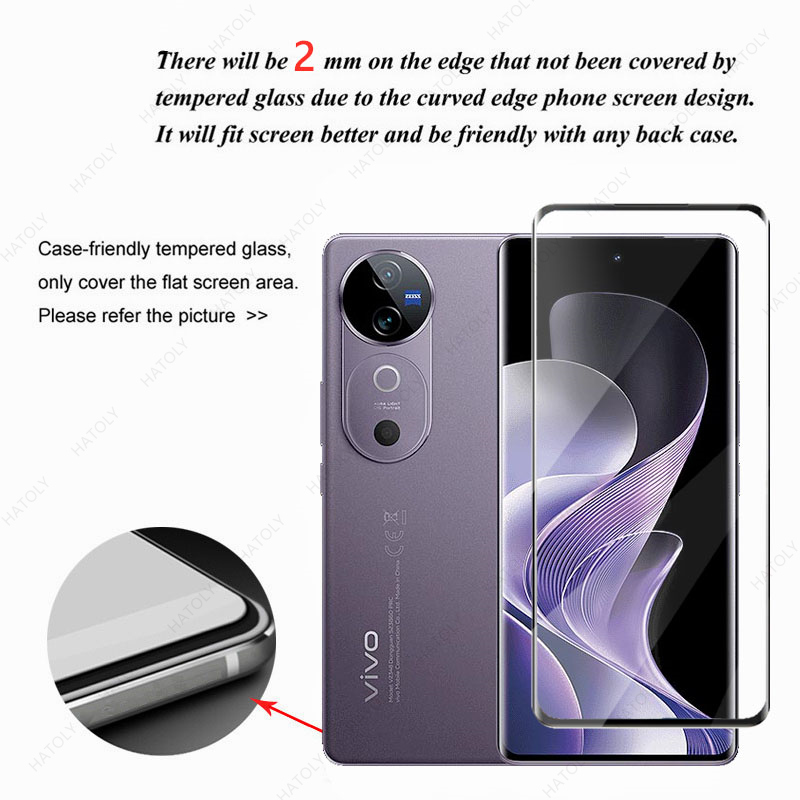 Protector de pantalla de vidri - Vivo V40 reseña y precio