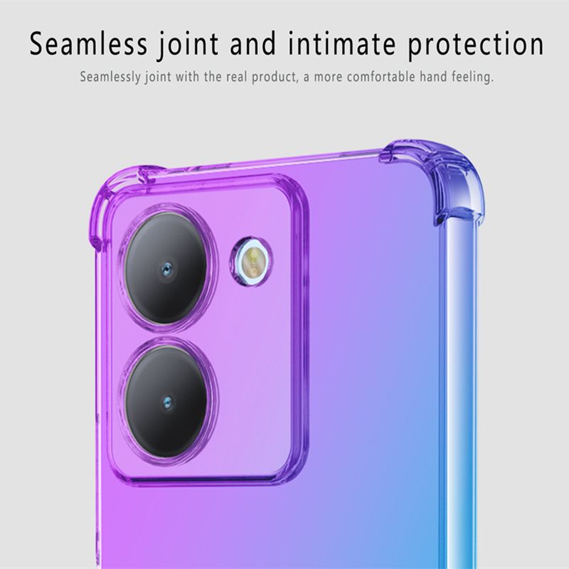 Funda de TPU con gradiente a p - Vivo Y28 reseña y precio