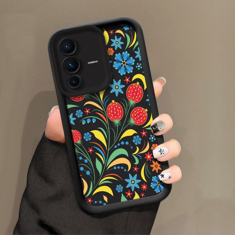 Funda de teléfono con flores p - Vivo V40 reseña y precio